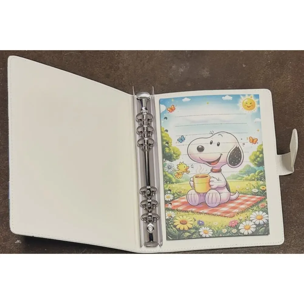 Snoopy size A5 Binder w/ stationery paper